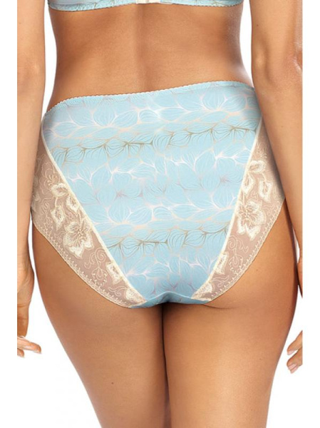 Полные трусики Ewa Bien Ivette C124 Экри-бирюза