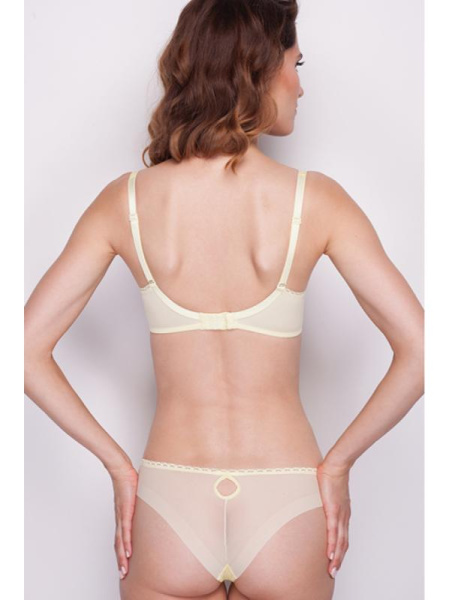 Комплект Samanta Happiness - бюстгальтер с мягкой чашкой A142 и бразилианки M300 Лимон