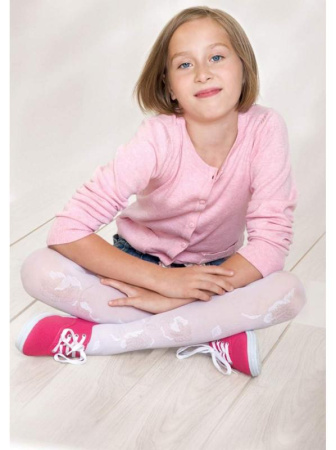 Капроновые детские колготы Aleksandra Amelia Арт.: 9297, 1, Белый