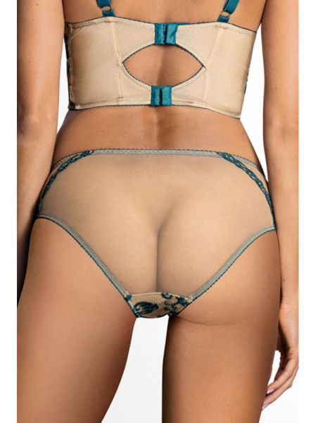 Полные трусики Ewa Bien Majuna C100 Телесно-изумрудный