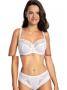 Комплект Gaia - бюстгальтер с мягкой чашкой Eve 1027 и полные трусики Goldie 899 Белый || Комплект Gaia - бюстгальтер с мягкой чашкой Eve 1027 и полные трусики Goldie 899 Белый