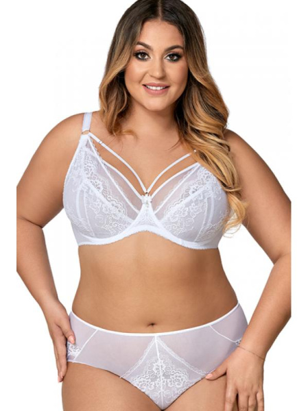 Комплект Ava Venus - бюстгальтер с мягкой чашкой AV 1824 и бразилианки AV 1824/b Белый