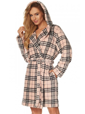 Халат L&L 2074 Misti Розово-черный