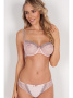 Комплект Samanta Holly - бюстгальтер с мягкой чашкой A122 и бразилианки M300 Розовый-мокко