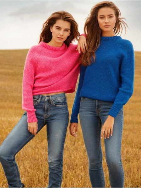 Ультракомфорные eco-friendly джинсы skinny со средней посадкой CON-182