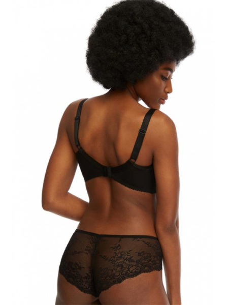 Комплект Kinga Sara - бюстгальтер с мягкой чашкой SC-925 и полные трусики P-925/3 Черно-телесный