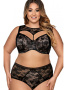 Комплект Ava Oh My - бюстгальтер балконет AV 1835 и бразилианки AV 1858/b Черно-бежевый || Комплект Ava Oh My - бюстгальтер балконет AV 1835 и бразилианки AV 1858/b Черно-бежевый