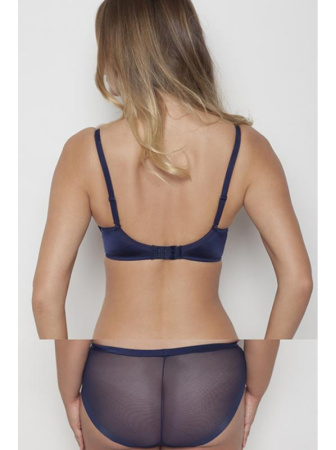 Комплект Samanta Ida - бюстгальтер с мягкой чашкой A122 и полные трусики B400 Сине-бирюзовый