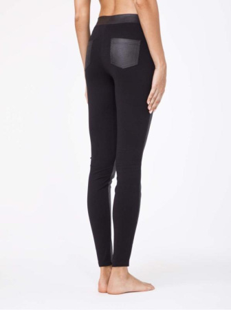 Ультрамодные комбинированные джеггинсы SHINE, р.170-98, Nero || Ультрамодные комбинированные джеггинсы SHINE, р.170-98, Nero