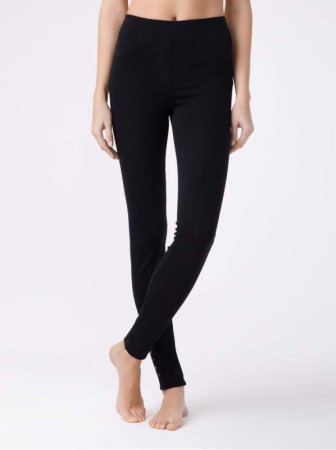 Ультраэластичные джеггинсы с металлическим декором VEGAS