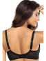 Бюстгальтер полумягкий Ewa Bien Rozana B150 Черно-красно-золотой