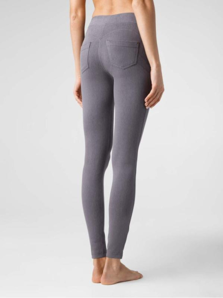 Моделирующие джеггинсы с высокой посадкой SCARLETT, р.170-98, Grafit