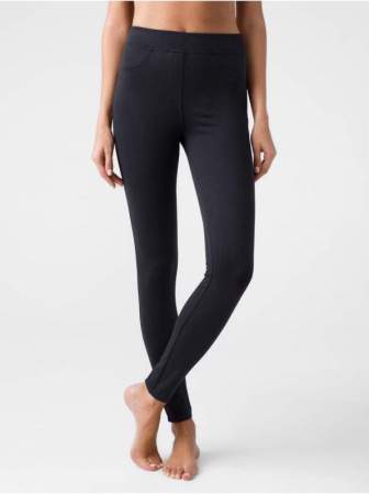 Моделирующие джеггинсы с высокой посадкой ALEKSA NEW, р.164-94, rainy asphalt