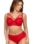 Комплект Ava Miracle - бюстгальтер с уплотненной чашкой AV 1792 и полные трусики AV 1792 Красный