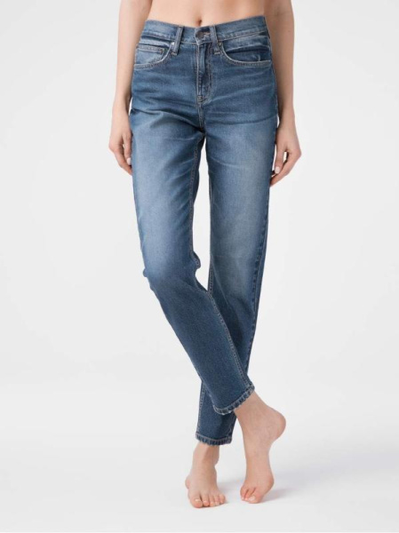 Eco-friendly джинсы Vintage Relaxed Mom с высокой посадкой CON-167