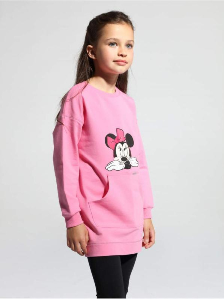 Хлопковая туника с ярким рисунком Disney 958