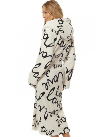 Халат L&L 2117 Secret Экри-черный || Халат L&L 2117 Secret Экри-черный