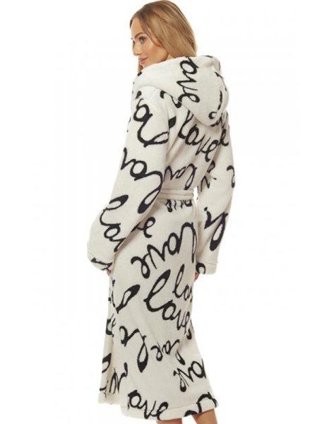 Халат L&L 2117 Secret Экри-черный