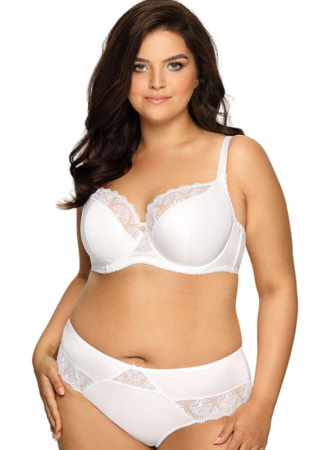 Комплект Ava Freesia - бюстгальтер полумягкий AV 1921 и полные трусики AV 1922 Белый