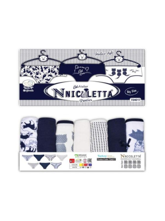 Женские слипы неделька Nicoletta Арт: 724017, 2XL, Ассорти