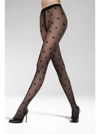 Колготки с узором GATTA Funny 08, 2, nero(черный)