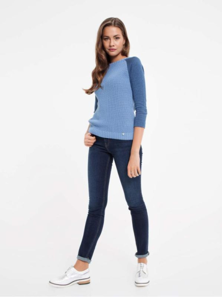 Ультракомфортный джемпер из хлопковой пряжи 027 Ультракомфортный джемпер из хлопковой пряжи 027