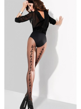 Колготки Gabriella Paola 20 den без трусиковой части Черный