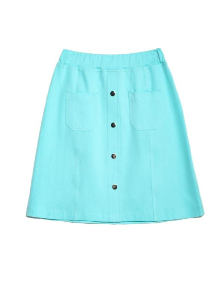 Юбка А-силуэта с металлическим декором MALIBY