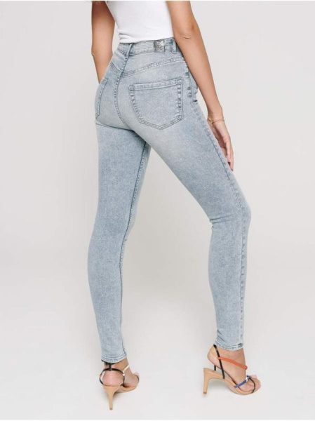 Моделирующие джинсы skinny с супервысокой посадкой CON-216 Lycra