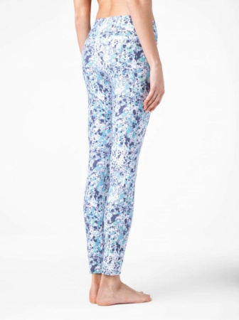 Джеггинсы с акварельным принтом IMPRESSA, р.170-90, bright turquise || Джеггінси з акварельними принтом IMPRESSA, р. 170-98, bright turquise