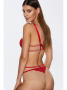Комплект Kinga Mind Love - бюстгальтер push up PU-795 и бразилианки B-795/2 Красно-телесный || Комплект Kinga Mind Love - бюстгальтер push up PU-795 и бразилианки B-795/2 Красно-телесный