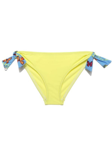 Купальник на одно плечо с воланом HOLLY BLUE