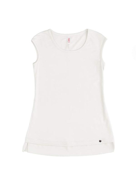 Футболка со вставкой из легкого шифона LD 715 Футболка со вставкой из легкого шифона LD 715