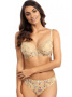 Комплект Ewa Bien Asija - бюстгальтер полумягкий B152 и стринги C201 Телесный с цветами || Комплект Ewa Bien Asija - бюстгальтер полумягкий B152 и стринги C201 Телесный с цветами