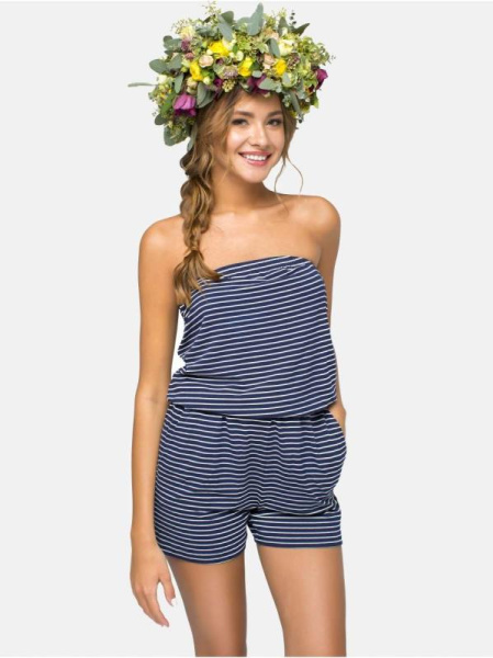 Полукомбинезон в полоску с карманами по бокам MARE Полукомбинезон в полоску с карманами по бокам MARE