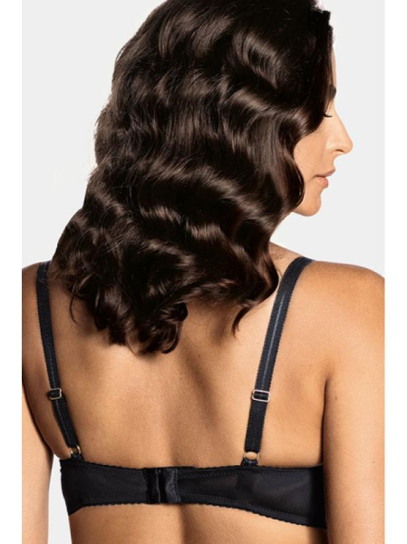 Бюстгальтер push up Ewa Bien Alba B214 Черный с вышивкой