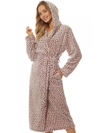 Халат L&L 2117 Secret Розовый-мокко