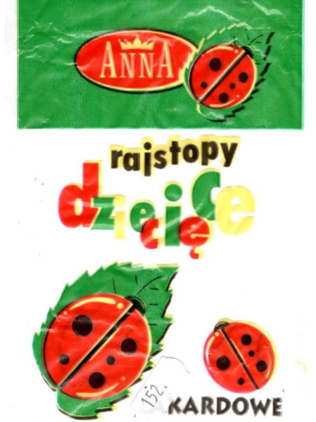 Фантазийные детские колготки с цветочным узором ANNA ZAKARDOWE Арт.: 1623, , Шампань