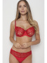 Комплект Samanta Poppy - бюстгальтер с мягкой чашкой A122 и полные трусики B400 Красный
