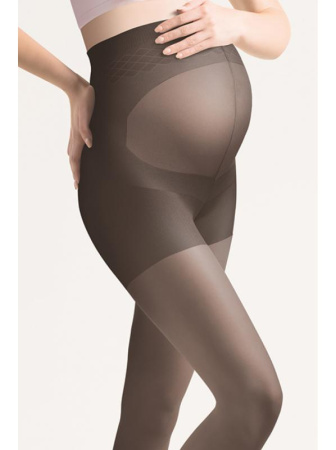 Колготки Gabriella Mamma 20 den с уплотненными трусиками Черный || Колготки Gabriella Mamma 20 den с уплотненными трусиками Черный