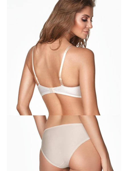 Комплект Kinga Dia - бюстгальтер push up PU-590 и полные трусики P-590/2 Латте