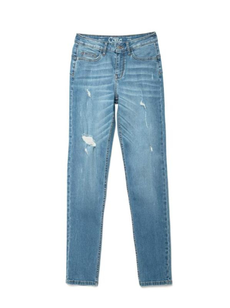 Ультрамодные eco-friendly джинсы с эффектом потертости CON-145