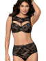 Комплект Ava Oh My - бюстгальтер push up AV 1858 и бразилианки AV 1858/b Черно-бежевый || Комплект Ava Oh My - бюстгальтер push up AV 1858 и бразилианки AV 1858/b Черно-бежевый