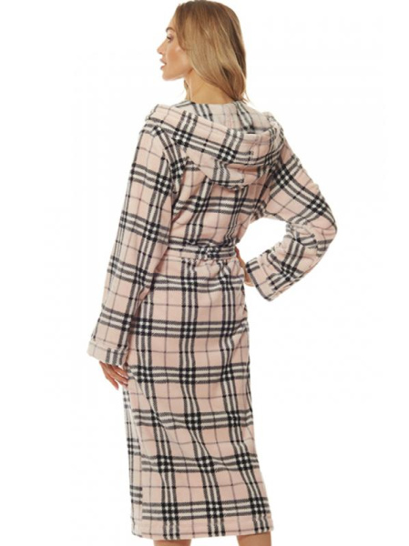 Халат L&L 2117 Secret Розово-черный