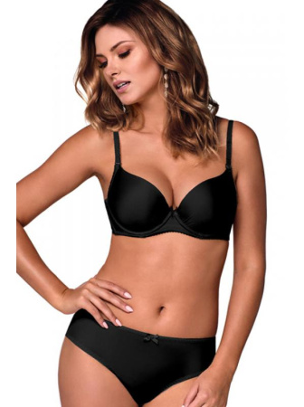 Комплект Dama Kier Gisela - бюстгальтер формованный и бразилианки Черный
