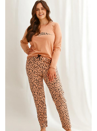 Пижама Taro Cora 2607 Капучино-черный