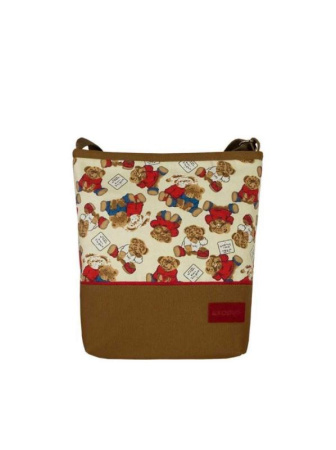 Сумка - Планшет Женская Exodus Animals Коричневый P0315Ex051