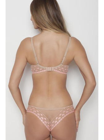 Комплект Samanta Amor - бюстгальтер с мягкой чашкой A122 и бразилианки M300 Телесно-розовый