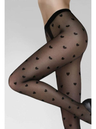 Колготки с узором GATTA Funny 08, 2, nero(черный) || Колготки с узором GATTA Funny 08, 2, nero(черный)