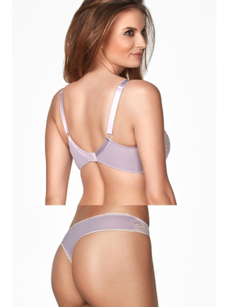 Комплект Kinga Furni - бюстгальтер с мягкой чашкой SC-581 и стринги S-579/1 Сирень
